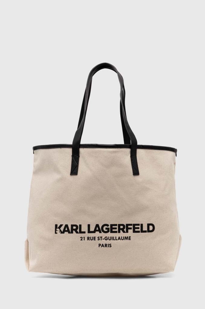 Karl Lagerfeld kabelka béžová 245W3856