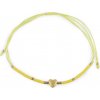 Náramok shamballa žltá 1ks