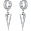 Náušnice z chirurgickej ocele Triangel 13mm Strieborné