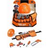 Detský opasok s náradím a helmou, 17 dielov