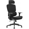 MERCURY Ergonomická kancelárska stolička DAKOTA BLACK, čierna