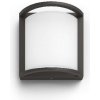 Philips myGarden - Nástenné vonkajšie LED svietidlo 19x19 cm, 2700 K, 12 W, antracit 915005554401