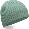 Beechfield Čepice B 341B, bio, pletená, dětská COT53341Bo5099-dusty green UNI Zelená dusty