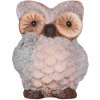 Postavička MagicHome Vianoce, Sova, terakota, 9x8x9,5 cm