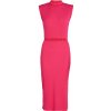 Karl Lagerfeld SLVS High Neck Knit Dress ružová