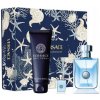 Versace Pour Homme toaletná voda pre mužov 100 ml + toaletná voda 5 ml + sprchový gél 150 ml darčeková sada