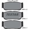 TEXTAR Sada brzdových destiček, kotoučová brzda 2393101