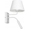 Luminex | Nástenná lampa ARDEN 1xE27/60W+1xG9/8W/230V biela | LU3437