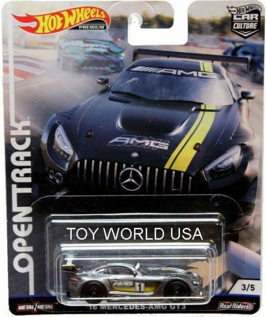 Mattel Hot Wheels prémiové auto velikáni 16 Mercedes-AMG GT3