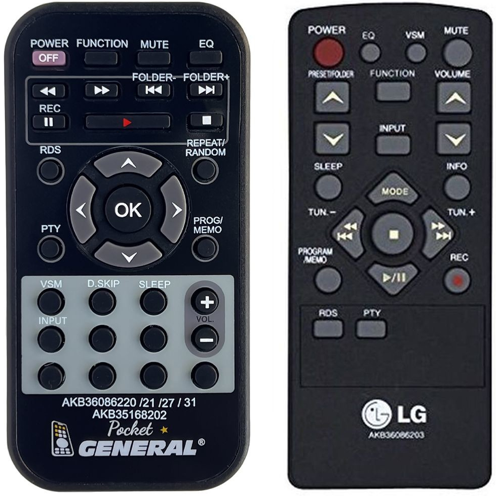 Diaľkový ovládač General LG AKB36086203