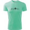 EKG včela - Pánske tričko Fantasy športové - 3XL ( Mätová )