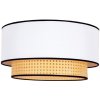 Duolla | Duolla - Stropné svietidlo BOHO 1xE27/15W/230V pr. 45 cm biela/ratan | DU84410