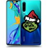 Picasee silikónový prehľadný obal pre Huawei P30 - Grinch 2