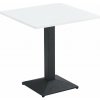 Tempo Kondela Jedálenský bistro stôl, biela/čierna, 70x70 cm, RINALDO TYP 1