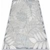 Najkoberce štrukturálny BOTANIC 65241 Listy - sivý 78x150 cm