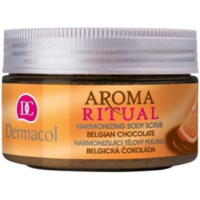 Dermacol, Harmonizujúci telový peeling Aroma Ritual Belgická čokoláda 200g