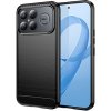 Techsuit – Carbon Silicone silikónové puzdro pre Xiaomi Poco F8 Ultra – čierne