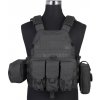 EmersonGear Maskáčová vesta s nosičom plátov a tromi Sumka LBT 6094 - čierna
