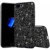 AppleKing ochranný kryt s flitrami pre iPhone 7 / 8 / SE (2020/2022) - čierny - možnosť vrátiť tovar ZADARMO do 30tich dní