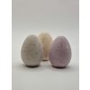 LEORA Vajíčko z jesmonite variant: fialové trio