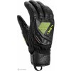LEKI WCR C-Tech 3D rukavice, black/ice lemon 7.5