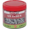 Fischer Univerzálne uzlovacie hmoždinky UX 8 x 50 R v dóze, 75 ks