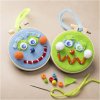 Creativ Company Kreatívna sada Mini Craft Kit Embroidery Faces
