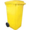 J.A.D. popolnica 240l plastová žltá nádoba na odpad