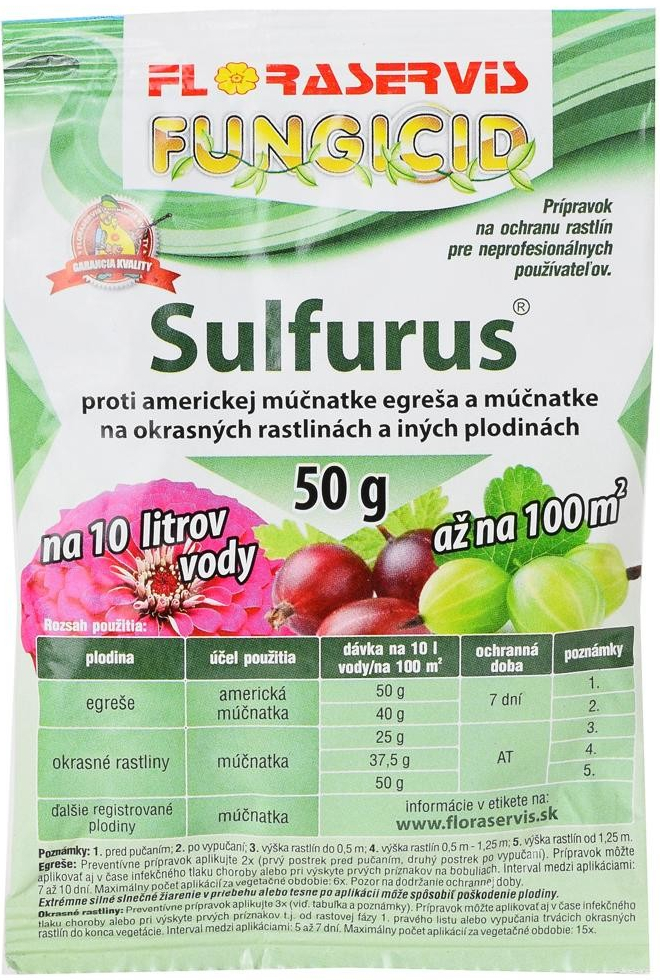 Floraservis Sulfurus 50 g