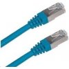 XtendLan Patch kabel Cat 6A SFTP LSFRZH 0,5m - modrý