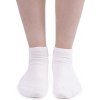 Vlnka bavlnené ponožky členkové biele