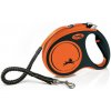 FLEXI Xtreme Tape M 5 m Vodítko pre psa oranžová farba