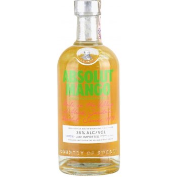 Absolut Mango 38% 0,7 l (čistá fľaša)