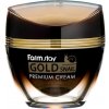 Farmstay - Gold Snail Premium Cream 50ml regeneračný pleťový krém pre zrelú pleť so slimačím mucínom
