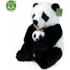 Eco-Friendly Rappa panda s mládětem 27 cm