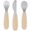 PETITE&MARS Sada príborov s nerezovej ocele Take&Match Desert Sand 12m+
