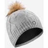 WEDZE Pletená čiapka Fur Virgin svetlosivá M 56-59 cm