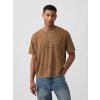 Gap tričko s logom Everyday Soft hnedé