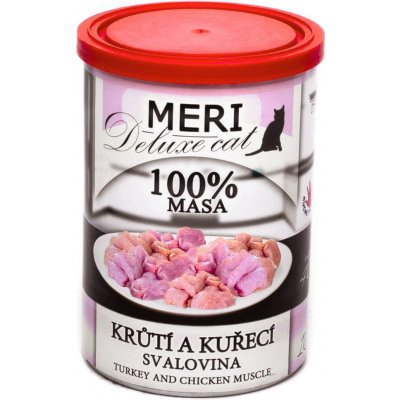 FALCO MERI deluxe krůtí a kuřecí svalovina 6 x 400 g