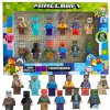 FIGÚRKY KOCKY MINECRAFT 12 ks PIXEL STEVE ZOMBIE ENDERMAN SURVIVAL GAME
