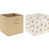 Atmosphera for Kids Úložné boxy na hračky slnko okrové 2 ks 29x29x29 cm