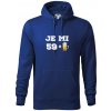 Je mi 60 pivo - Mikina pánska Cape s kapucňou - L ( Kráľovská modrá )