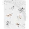 BABYMATEX Bavlnená prestieradlo s gumou Print 60 x 120 cm Vážky