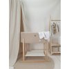 Ourbaby fabric beige sleeping basket 40877-0