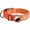 VSETKONAMOBIL 115035 VSETKONAMOBIL GLOWY PAW Reflexný obojok pre Apple AirTag VEĽKOSŤ: S - oranžový