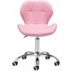 Kozmetická taburetka Activeshop AC150116 ružová