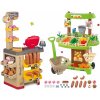 Set pekáreň s koláčmi Baguette&Croissant Bakery Smoby s elektronickou pokladňou a zeleninový Bio stánok s vozíkom Organic 100% Chef