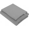 Mušelínový set s výplňou New Baby 80x70 cm sivý