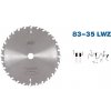 Pílový kotúč s SK pr. 600 x 5,2/3,5 x 30 - 54 LWZ, typ 22 5383-35 (PI225383LWZ600)