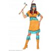 Kostým indiánka Béžová strapce M
